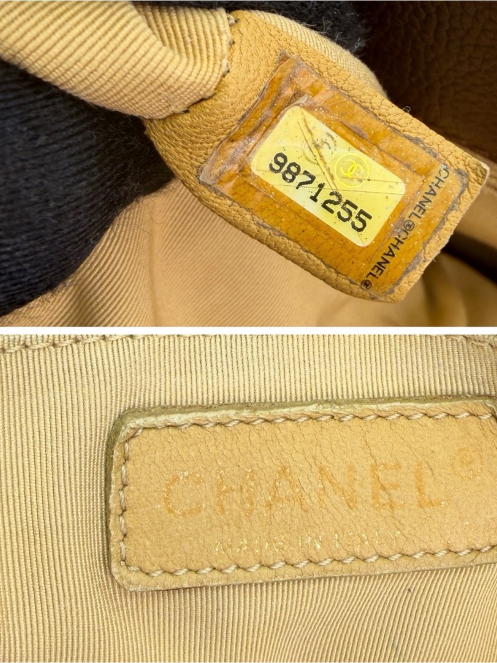 Authentic CHANEL Brown Leather Medium Cerf Tote with Gold CC Logo - Picture 15 of 16